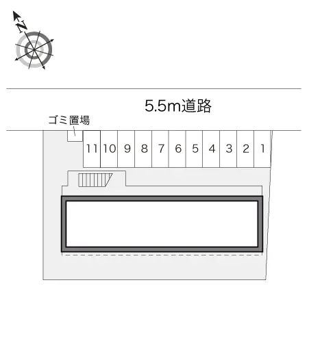 ★手数料０円★厚木市飯山　月極駐車場（LP）